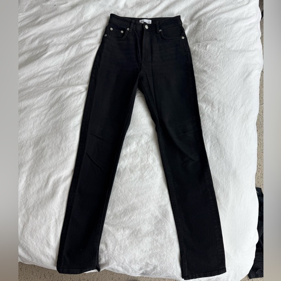 Zara Denim - Zara Black Women's Skinny Jeans with Ankle Slit